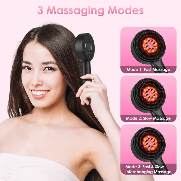 Red Light Scalp Massager Brush